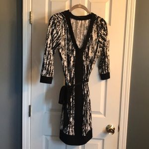 Black and white dress